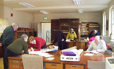 The reading room in days gone by