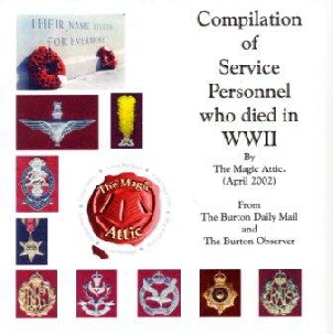 Compilation of Service Personnel who died in WWII front cover